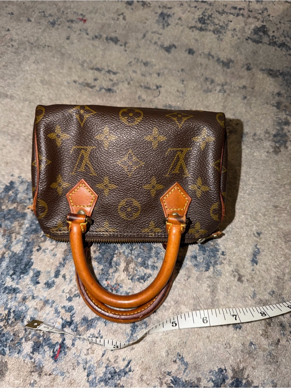 Louis Vuitton LV Hand Bag M41534 Mini Speedy Brown Monogram - Picture 2 of 7